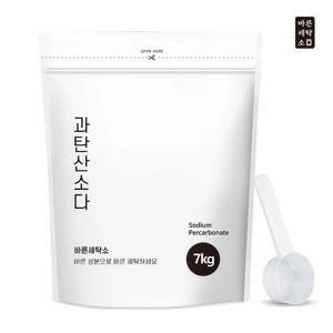 바른세탁소 과탄산소다 파우치 7kg +스푼1개