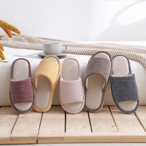 린넨 헤링본 포근한 실내화 거실화 슬리퍼 커플 거실 룸 쿠션 조리원 무음 어린이집 사무실