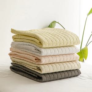 샤르베 시어서커 여름 침대패드 시원한 쿨 매트 (2Size / 5Color)