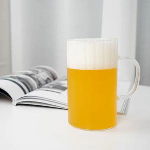 Amo 맥주잔 아이스아메리카노컵 손잡이 내열유리컵 500ml