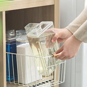 심플 세탁실 세제 소분 리필 디스펜서 액체 가루 세탁세제통