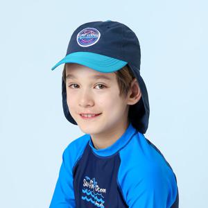 아동 플랩캡 수영모자 물놀이모자 SNS-SC02B