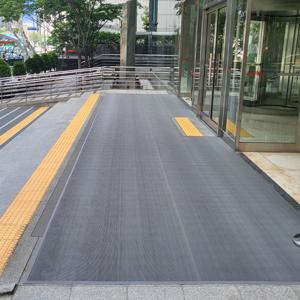 미끄럼방지매트 실외 현관바닥 야외 발판 깔개 120cm X 10cm