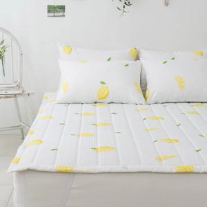 더블리 달콤레몬 시어서커 고정밴드 침대패드 SS/Q 2size 이불패드