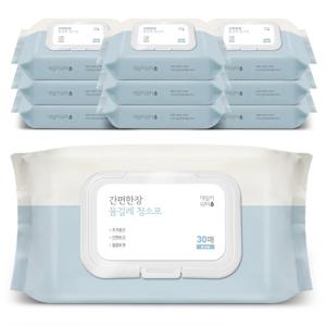 간편한장 물걸레 청소포 대형 10팩/ 팩당30매