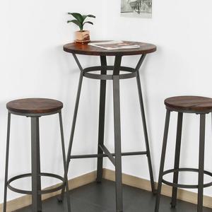 엔틱 바테이블 원형 원목 철제 홈 카페 인테리어 와인 높은 식탁