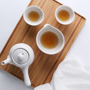 전통 백자 2인 다기 세트