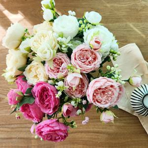 장미 조화 꽃다발 성묘용꽃 셀프 생신상 생일 백일