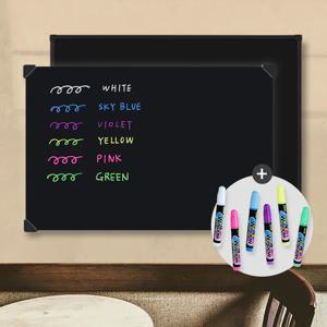 블랙보드 식당 카페 메뉴판 홍보 메모 보드 인테리어 칠판 보드마카 6색 세트