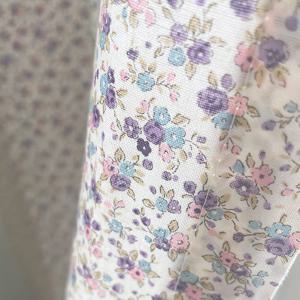 바이올렛 꽃무늬 작은창 커튼 3size(s,m,l)