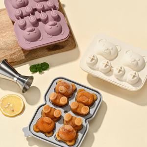 실리콘 얼음틀 귀여운 곰돌이 입체 아이스몰드