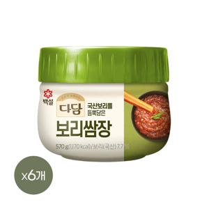 다담 보리 쌈장 570g*6개