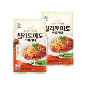 CJ 칠리토마토 스파게티 2인분(640g)*2개