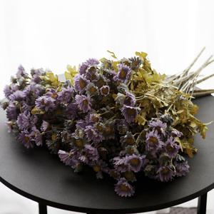 빈티지 소국 바이올렛 부쉬 - 실크플라워 인테리어 조화꽃
