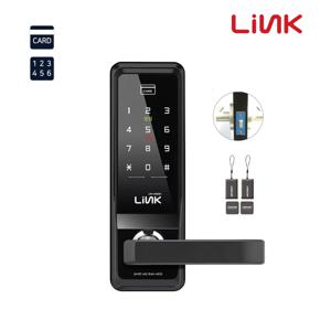 셀프설치 LM-450W 나무문 목문 방문 도어락  카드키4장 번호키 디지털도어락-한국산