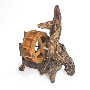 고목 물레방아 대형 모터포함 정원분수 인테리어 실내분수대 홈가드닝 베란다정원 테라스조경