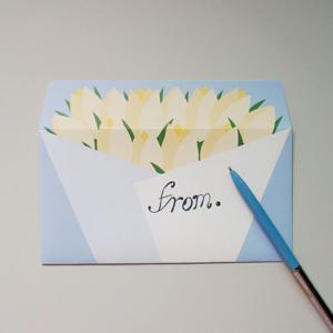 Bouquet Envelope