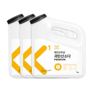 가루세제 과탄산소다 프리미엄 왕톡톡이 1kgx3