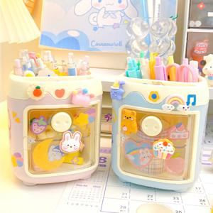 펜트레이 귀여운 캐릭터 연필꽂이 빗통 색연필 필기구 정리함 트레이 책상꾸미기