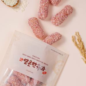 달콤한 백련초 유과 레드 120g