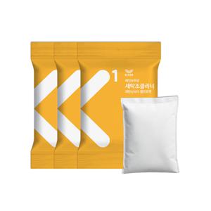 청소세제 세탁조클리너 과탄산소다 클린포켓 400gx3