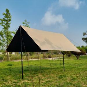 블랙코팅 렉타타프 3x3m S 베이지