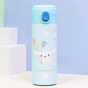 산리오 시나모롤 캡슐 원터치 이중 스텐 텀블러 어린이 초등학생 물통 보냉병 보온병 물병