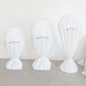 린넨 선풍기커버 스탠드 화이트 3size 1+1 2장