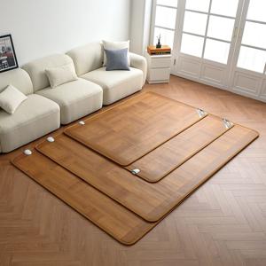 이한일 휴로스틱 우드 카본 전기장판 온열 카페트 거실용 모노륨 탄소 장판매트