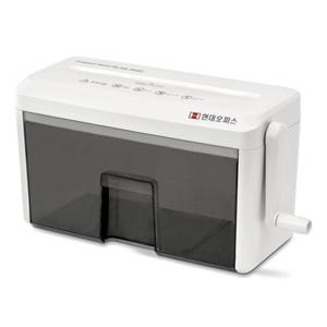 현대오피스 수동 문서세단기 PK-38L Basic 1회 2매 세단 파지함 3.5L 탁상용