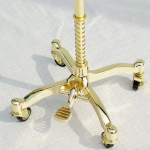 노블레스 골드 자동 마네킹 발판 이동식 바퀴달린 마네킨 스탠드 다리 옷가게 행거 의류 매장