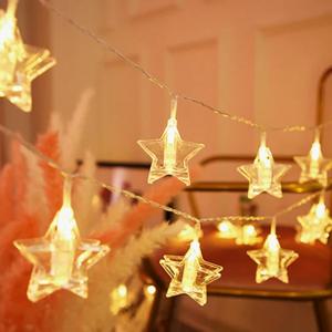 LED 별 집게 전구 점멸 (2size) (2color)