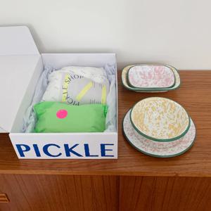 캔디 마블법랑 집들이선물 D set (원형볼1p+원형플레이트1p+사각볼1p+미니사각볼1p)