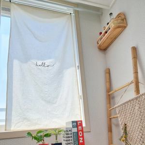 가림막커튼 가리개커튼 창문가리개 현관 바란스 주방 미니 도어 중문 공간분리 벨크로 천