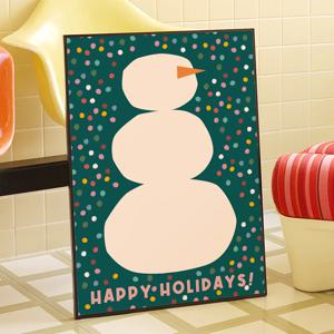 미리 설렘 크리스마스 그림액자 57종 - C29 뽀시래기 눈사람