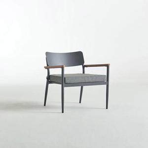 호텔 테라스 야외용 방부목 넓은좌석 1인 소파+방석SET / 북유럽 원룸 심플 모던