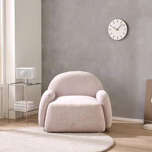 호텔 거실 인테리어용 1인 패브릭 디자인 소파(3색) 아파트 패션 심플 북유럽 천