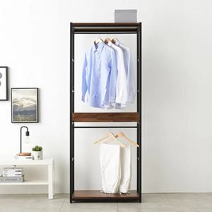시스템드레스룸 상하의 2단행거선반(80cm 5색) 코너 명품 꾸미기 미니 아파트 장