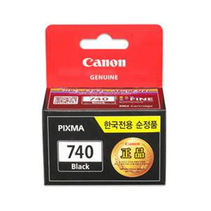 잉크 정품 PG-740 단품 검정