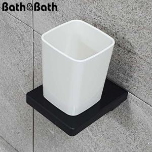BB-204 B 컵대 인조대리석선반 무지주 다용도 욕실 화장실 모던 컵받침 컵홀더 양치컵대
