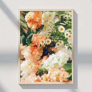 [5% 쿠폰!] 꽃이 가득한 정원, 인테리어 액자 포스터 - 03.peony