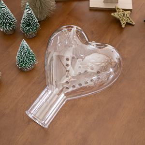 아크릴 케이스 투명 하트 벌룬볼 20x11x25.5cm 캡슐 장식 소품