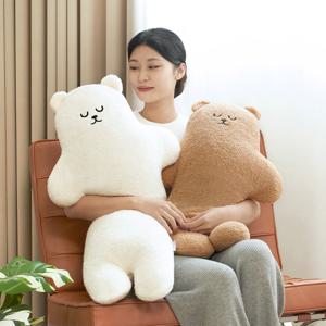 털털곰 바디필로우 메모리폼 애착인형베개 S/L 2color