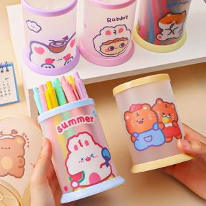 귀여운 DIY 연필꽂이 책상 정리함 펜 필기구 수납 볼펜 꽂이 오거나이저 데스크테리어