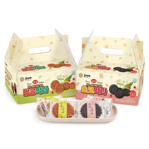 초코약과세트(1kg) + 땅콩약과세트(1kg) / 전통과자 기획묶음상품