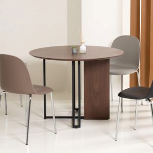 렉스 다이닝 테이블 (월넛무늬목)