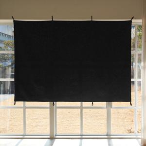 블랭크 블랙 광목원단 가리개 커튼_SIZE 7 (RM 275001)