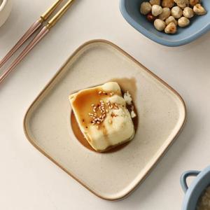 머그 카페 컵 커피 집들이선물 빈티지 도자기 감성 사무실 홈 사각접시 컵 받침