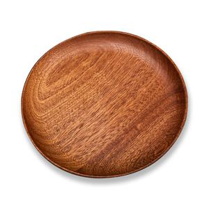 감성캠핑 통원목 우드접시 20cm 1p 캠핑우드접시