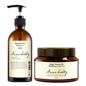 여성 여자 문제성피부 스킨 300ml 문제성피부 크림 420g 2종 세트 피지 개기름